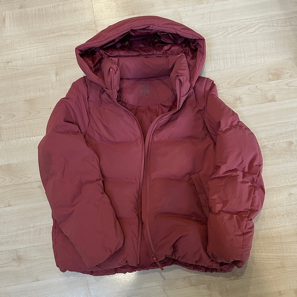Uniqlo Jackets & Blazers - Uniqlo Pink Seamless Down Jacket S
